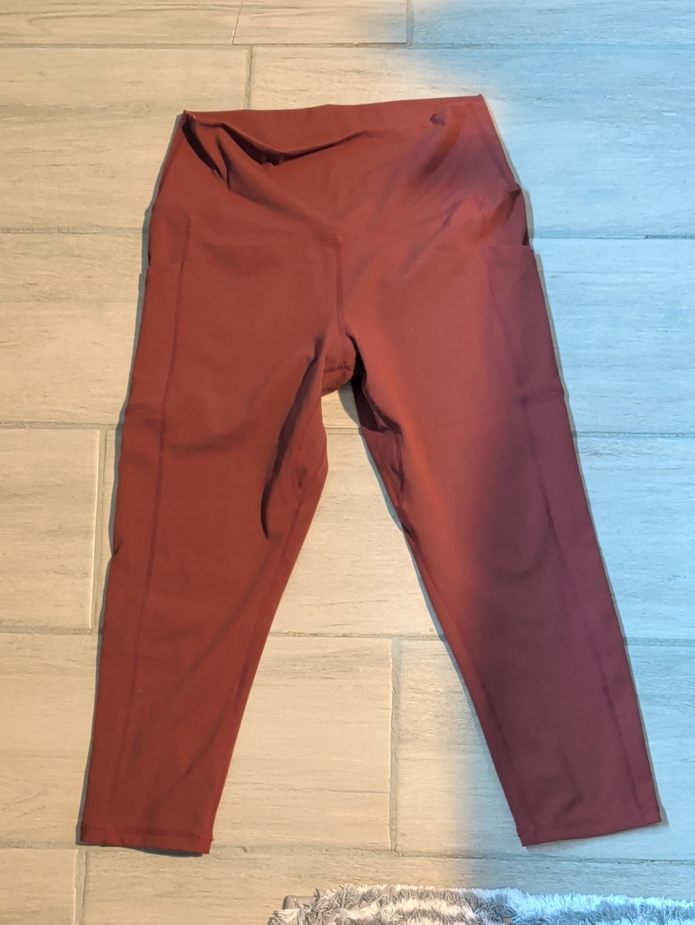 Women’s High-Waist Performance Leggings - Rust